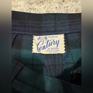Vintage 60’s 100% Wool Plaid skirt